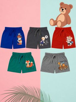 TotzTouch - Baby Boys Casual Regular Stylish Shorts (Pack of 5)