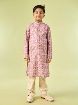 Manyavar - Blushing Pink Kurta With Pyjama