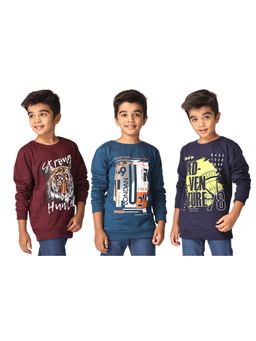 TotzTouch - Boys Winter Wear Full Sleeve Stylish Sweatshirt