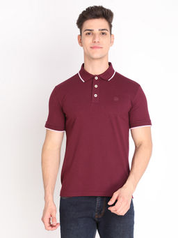 CHKOKKO - Men's Cotton Regular Fit Polo T-shirt