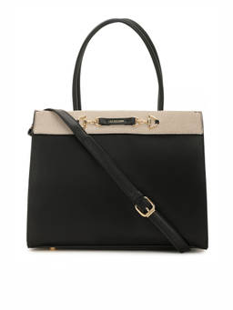U.S. POLO ASSN. - Alina 2.0 Black Satchel Bag With Dual Carry Option (M)