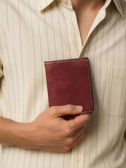 Hidesign - Genuine Leather Baron W1 Brown Bi Fold