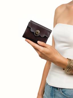 Hidesign - Genuine Leather Comtesse W1 Brown Tri Fold