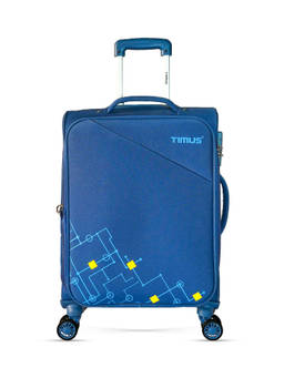 TIMUS - Flash Plus 20 Inch Cabin Soft-Sided Trolley Bag - Blue