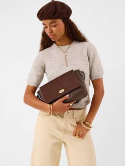 Accessorize London - Womens Brown Sling Bag