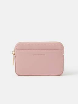 Accessorize London - Womens Pink Plain Coin Purse