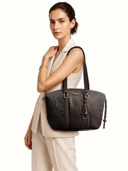 Hidesign - Genuine Leather Normandie 01 Brown Tote Bag