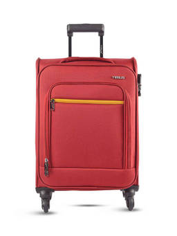 TIMUS - Nexon 20 Inch Cabin Soft-Sided Trolley Bag - Red