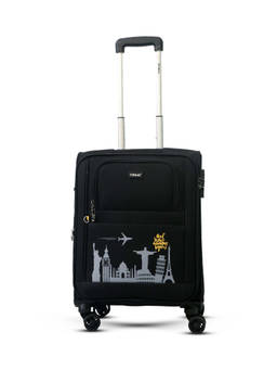 TIMUS - Salsa Plus 20 Inch Cabin Soft-Sided Trolley Bag - Black