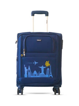 TIMUS - Salsa Plus 20 Inch Cabin Soft-Sided Trolley Bag - Blue