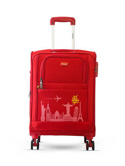 TIMUS - Salsa Plus 20 Inch Cabin Soft-Sided Trolley Bag - Red