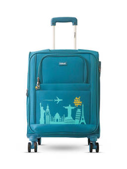 TIMUS - Salsa Plus 20 Inch Cabin Soft-Sided Trolley Bag - Blue