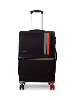 TIMUS - Sportive 20 Inch Cabin Soft-Sided Trolley Bag - Black