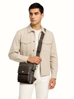 Hidesign - Genuine Leather Viscounti 01 Olive Crossbody