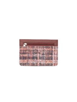 Zouk - Cashmere Noir Copper Ava Card Case - Brown Vegan Leather Card Holder