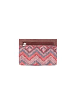 Zouk - Gwalior Weaves Ava Card Case - Multicolor Vegan Leather Card Holder