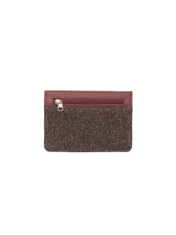 Zouk - Bristel Ava Vegan Leather Compact Card Holder - Brown