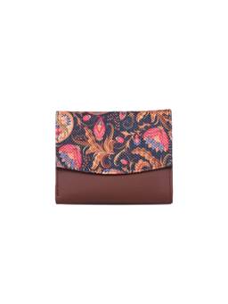 Zouk - Paisley Print Sia Bi-Fold Wallet - Vegan Leather Bi-Fold Wallet