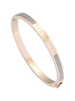 Ted Baker - Elemara Rose Gold Tone Enamel Hinge Bangle