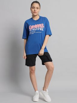 Griffel - Puff Logo Royal T-Shirt And Shorts (Set of 2)