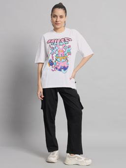 Griffel - White T-Shirt And Trackpant (Set of 2)