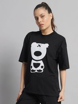 Griffel - Puff Teddy 2.0 Oversized Black Teddy Graphic T-Shirt