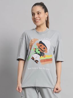 Griffel - Women Burger Oversized T-Shirt