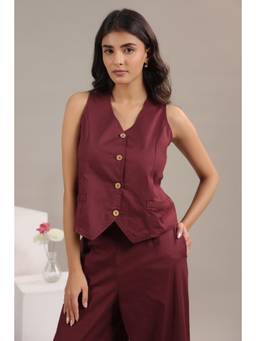 June 9 Clothing - Wine Casual Vest Top