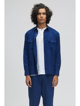 TERRA LUNA - Bellatrix Blue Casual Shirt