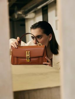 Hoche Paris - The H Leather Sling Bag - Brown