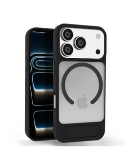 GRIPP - Black Bolt Mag-Safe Translucent Back Cover with Kickstand