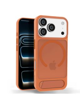 GRIPP - Orange Bolt Mag-Safe Translucent Back Cover with Kickstand