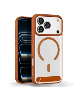 GRIPP - Orange Clarion Mag-Safe Shock-Proof Bumper Back Cover with Kickstand