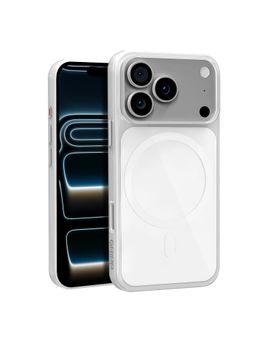 GRIPP - White Native Mag-Safe Transparent Back Cover