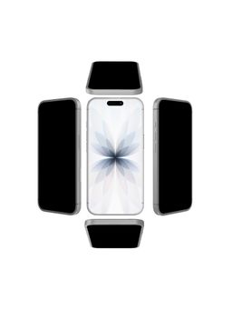 GRIPP - Black 360 Degree Privacy Tempered Glass Screen Protector for iPhone 17 & iPhone 17 Pro