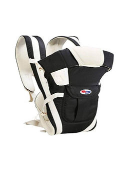 Chinmay Kids - Baby Carrier Bag Adjustable Hands Free 4 In 1 with Safety Belt Child - Black