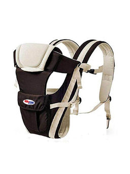 Chinmay Kids - Baby Carrier Bag Adjustable Hands Free 4 In 1 with Safety Belt Child - Brown