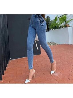 Loveable Creations By Muskan - Women Blue Denim Solid Skinny Jeans