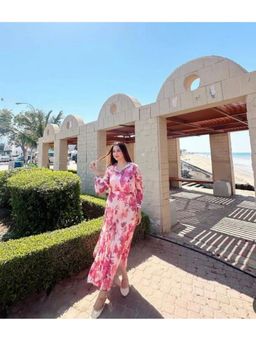 Loveable Creations By Muskan - Women Multi-Color Polyester Floral Co-ord Set