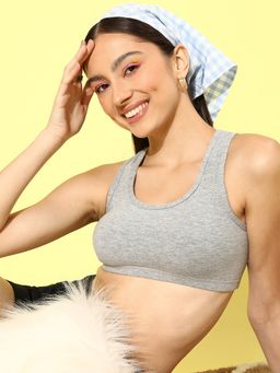 Leading Lady - Womens Solid Non Padded Workout Bra