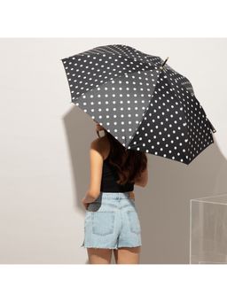 Twenty Dresses by Nykaa Fashion - Black Polka Dot Printed Umbrella