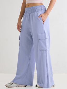 Bewakoof - Air 1.0 Women Lavender Flared Cargo Pants