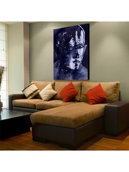 The Art House - Couple Face Minimal Painting Framed Art Painting Print