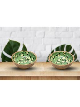 Legend - Green Wooden Bowl Small