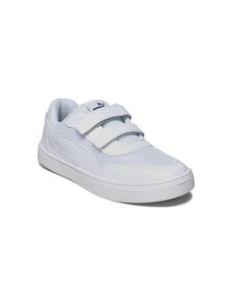 Puma - Playform Kids Velcro Sneakers - White
