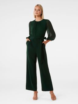 Forever New - Natalya Long Sleeve Jumpsuit with Belt (Set of 2)