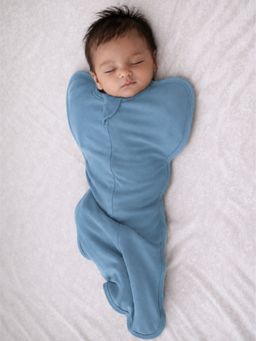 Cocoon Care - Knitted Bamboo Cotton Solid Arms Up Sleeping Pod for Baby
