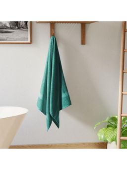 Welspun - Alpha Green 420 Gsm Plain Large Bath Towel (L)