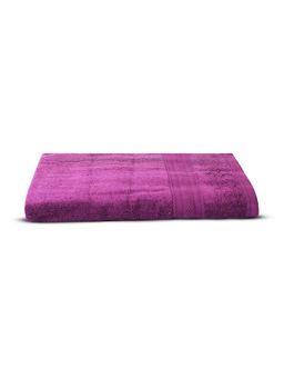 Layers - Aqua Plush 450 Gsm Purple Bath Towel (L)
