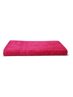 Layers - Aqua Plush 450 Gsm Pink Bath Towel (L)